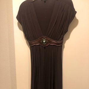 Brown low plunge mini